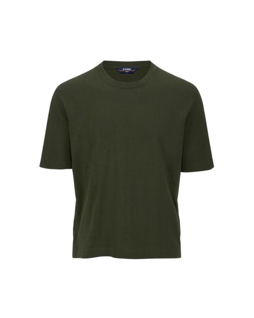 K-Way Green T-Shirts for men