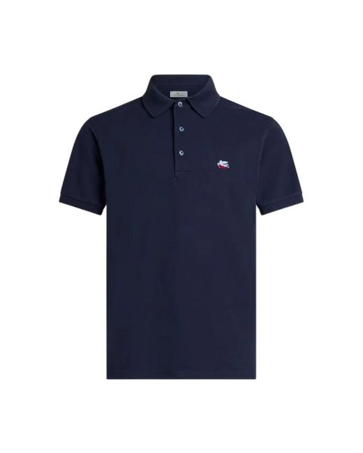 Etro Blue Polo Shirts for men