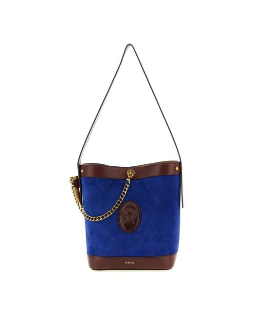 Versace Blue Shoulder Bags