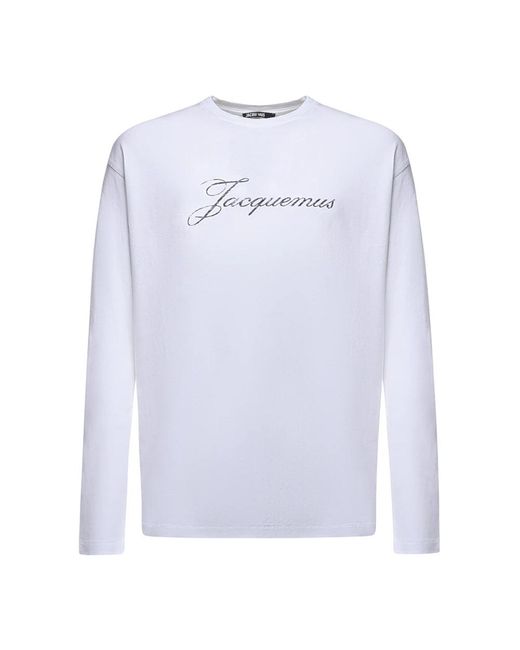 Jacquemus Blue Long Sleeve T-Shirts