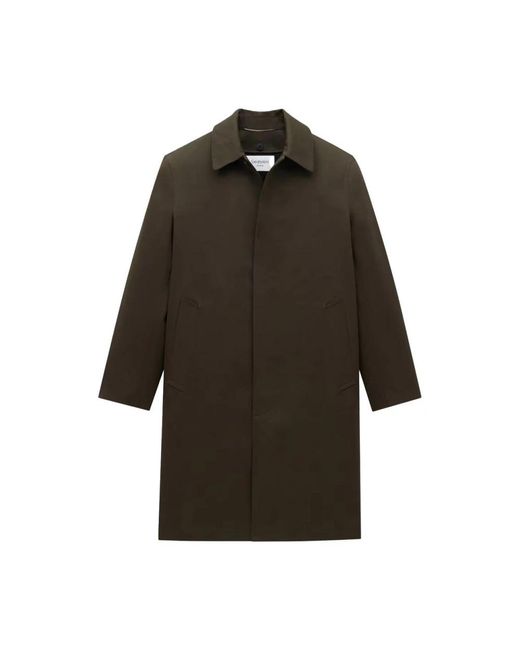 Saint Laurent Green Single-Breasted Coats