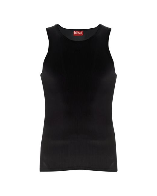 Sleeveless Tops DIESEL pour homme en coloris Black