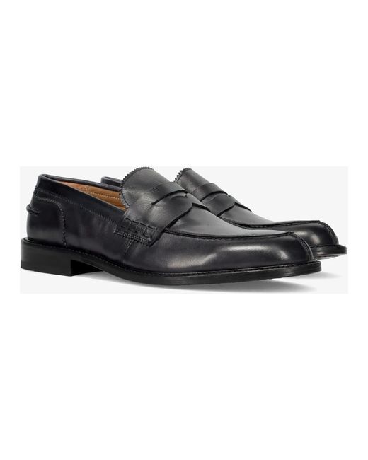 Sangiorgio Black Loafers for men