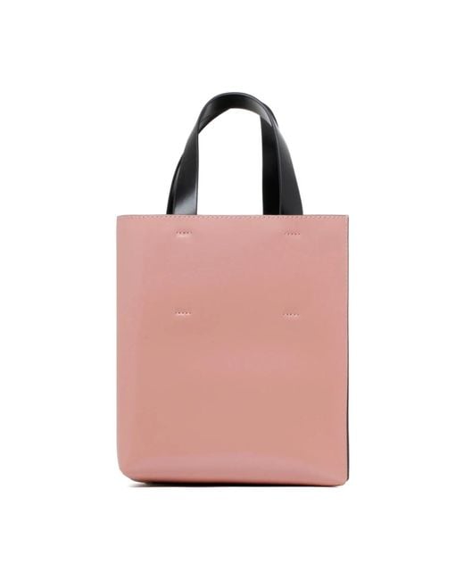 Marni White Tote Bags