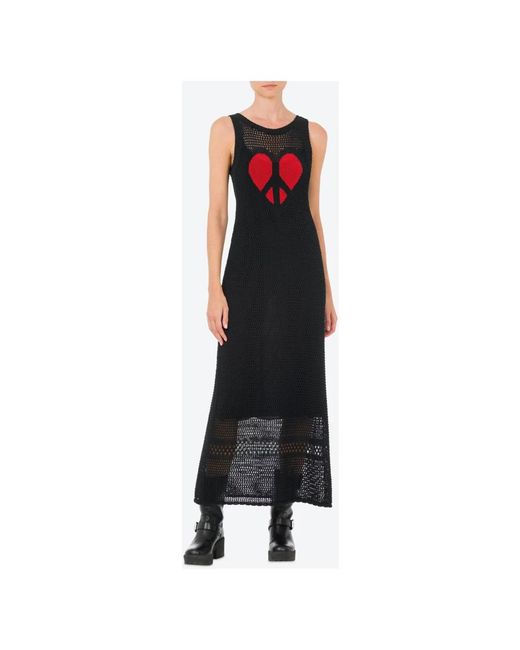 Moschino Black Knitted Dresses