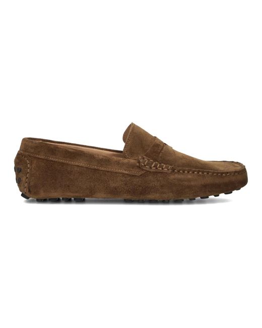 Stefano Lauran Slip-On Schuhe Cognac in Brown für Herren
