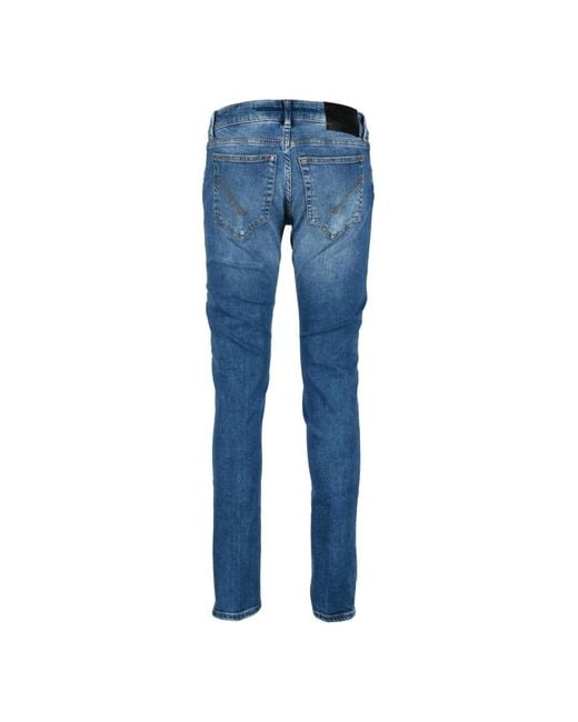 Dondup Blue Slim-Fit Jeans