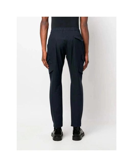 Herno Broeken ,Blauw ,Katoen Sportieve Katoenen Broek in het Black voor heren