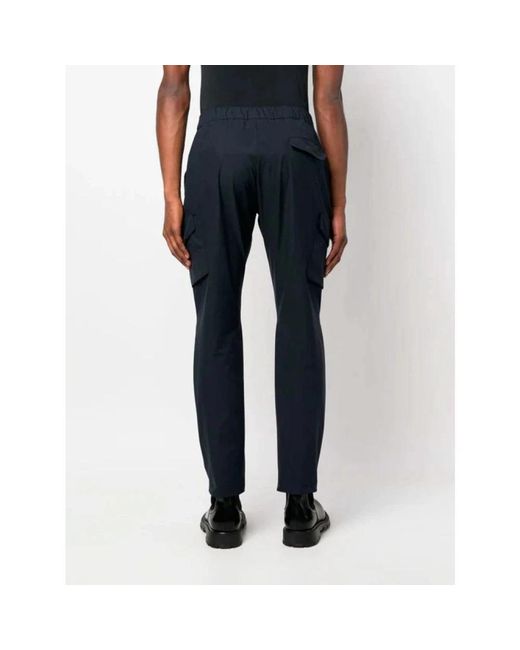 Herno Broeken ,Blauw ,Katoen Sportieve Katoenen Broek in het Black voor heren