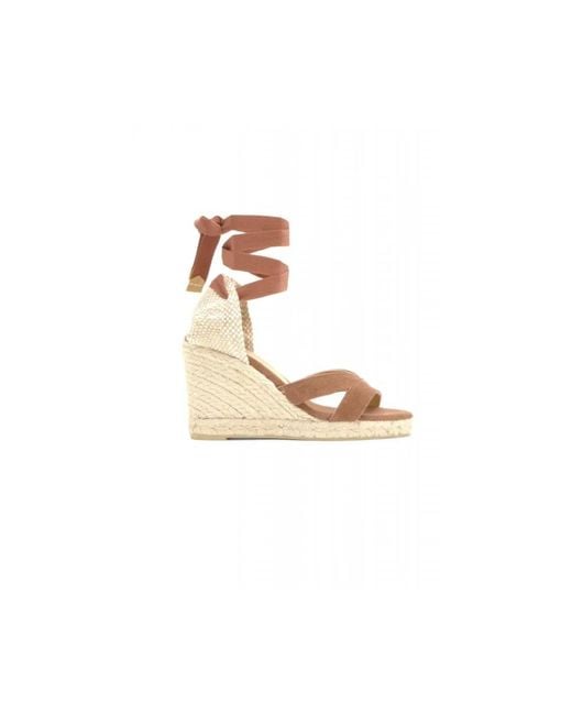 Castaner Metallic Wedges