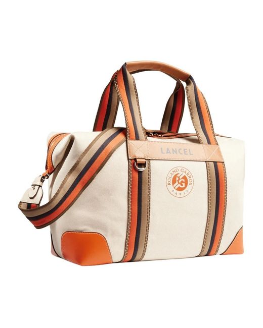 Lancel Brown Tote Bags