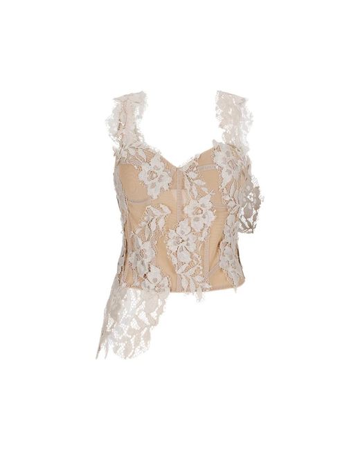 GIUSEPPE DI MORABITO White Sleeveless Tops