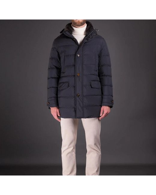 Moorer Jackets > Down Jackets in het Blue voor heren