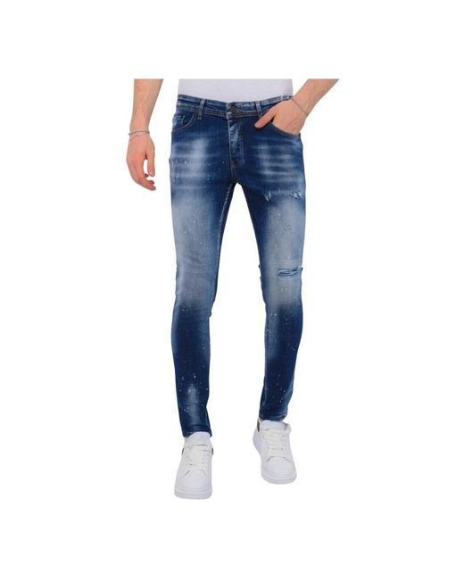 Local Fanatic Blue Slim-Fit Jeans for men