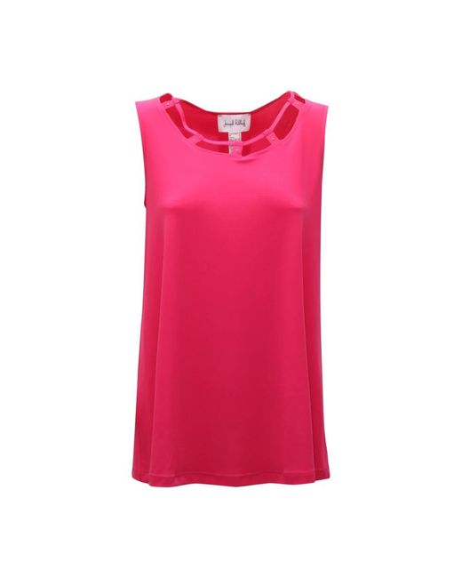 Sleeveless Tops Joseph Ribkoff en coloris Pink