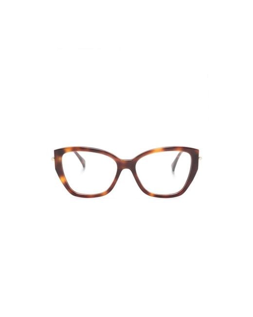 Max Mara Metallic Glasses