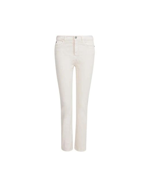 Max Mara White Slim-Fit Jeans