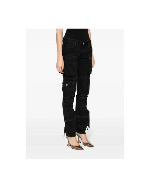 The Attico Black Straight Jeans