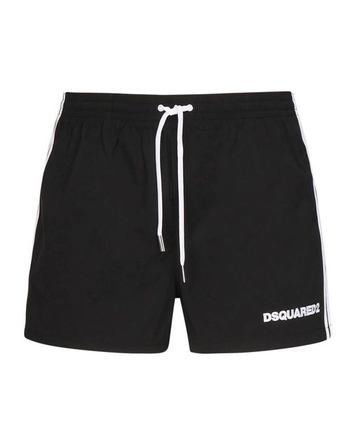 DSquared² Black Beachwear for men