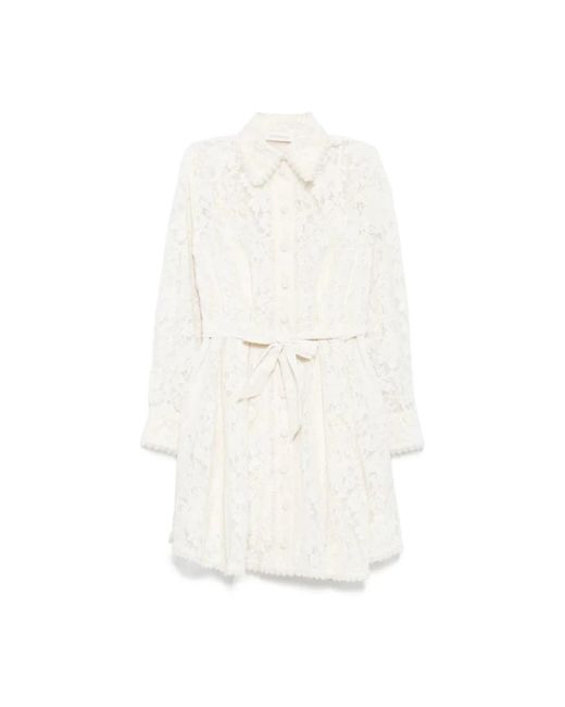 Shirt Dresses Zimmermann en coloris White