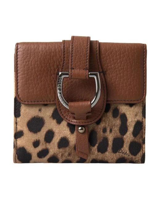 Wallets & Cardholders di Dolce & Gabbana in Brown