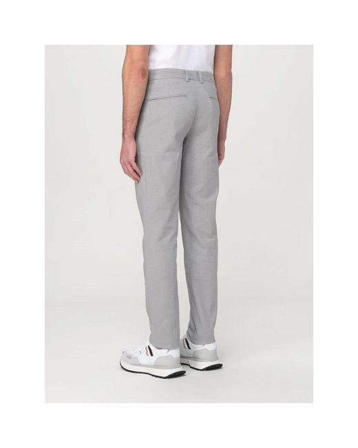 HUGO Gray Slim-Fit Trousers for men