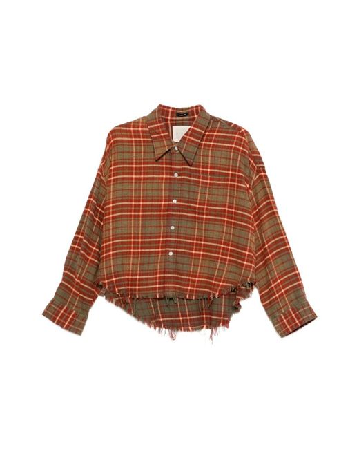 R13 Shirts in het Brown
