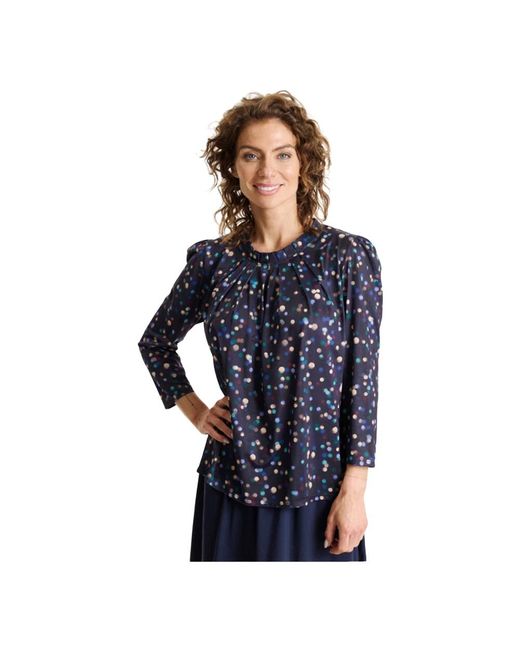 iN FRONT Blue Blouses