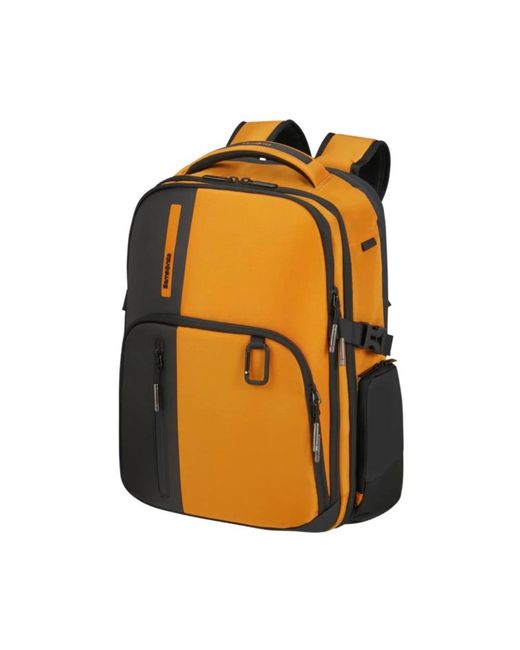 Samsonite Tassen ,Veelkleurig ,Polyester Biz 2Go Backpack in het Orange voor heren