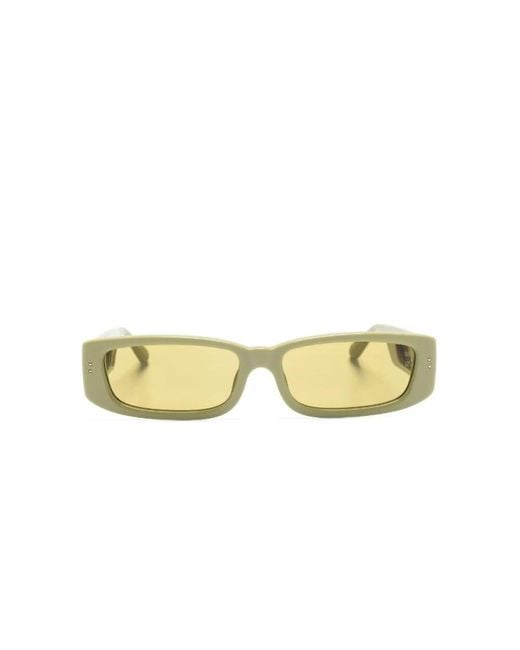 Linda Farrow Yellow Sunglasses for men