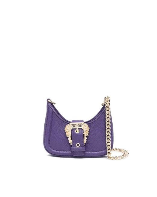 Versace Purple Shoulder Bags