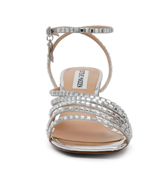 Steve Madden High Heel Sandals in het Metallic