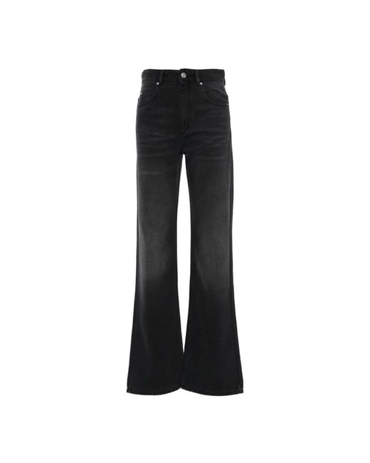 Isabel Marant Jeans ,Zwart ,Denim Belvira Flared Jeans in het Black