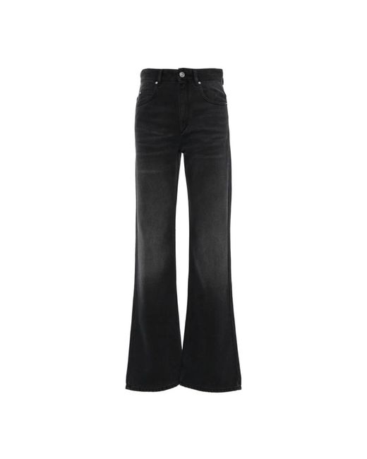 Isabel Marant Jeans ,Zwart ,Denim Belvira Flared Jeans in het Black