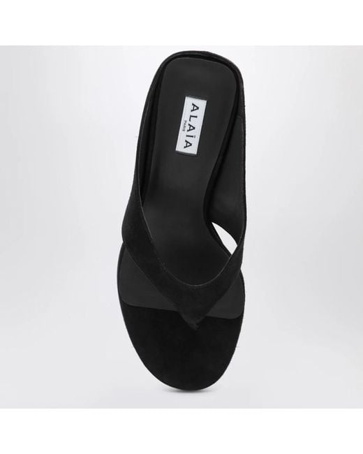 Alaïa Black Wedges