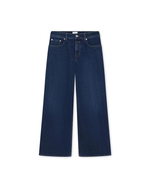 Closed Jayla Wide Jeans in het Blue