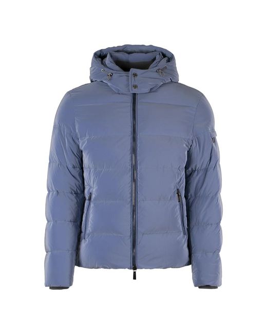Moorer Down Jackets in het Blue voor heren