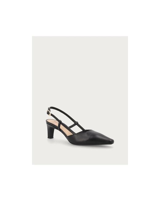 Frau Black Slingback Pump