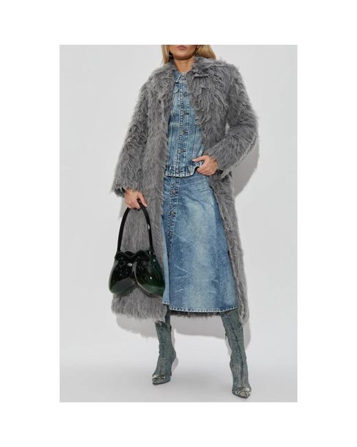 DIESEL Jassen ,Blauw ,Denim Denim Jas De-Katerin-Fsh in het Blue