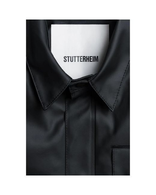 Stutterheim Waterdichte Winter Overshirt Jas in het Black voor heren