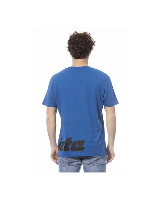 INVICTA WATCH T-shirt einfarbig rundhalsausschnitt in Blue für Herren