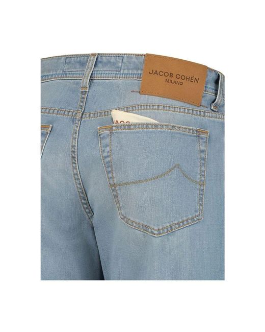 Jacob Cohen Klare Blaue Klassische Jeans in Blue für Herren