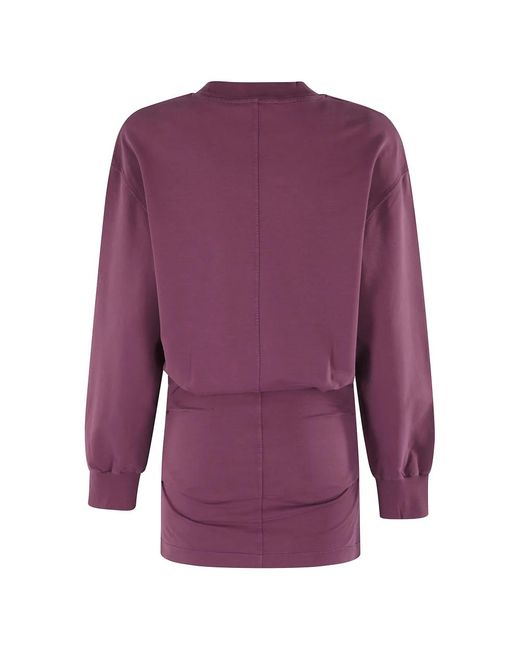The Attico Purple Short Dresses