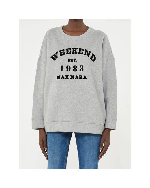 Weekend by Maxmara Gray Sweatshirts