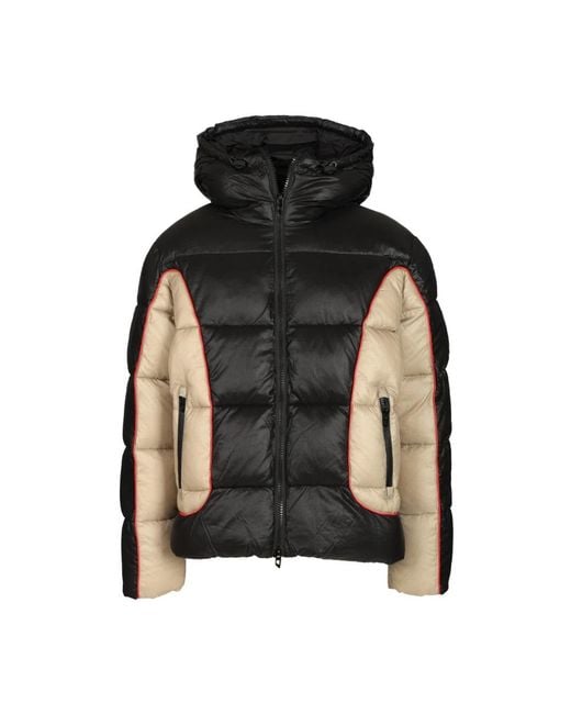 DIESEL Black Winter Jackets for men