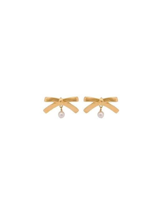 Moschino Metallic Earrings