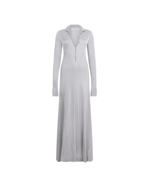 Philosophy Di Lorenzo Serafini Gray Maxi Dresses
