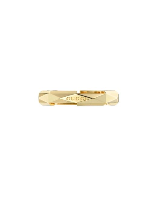 Gucci Metallic Link To Love 18K Studded Ring