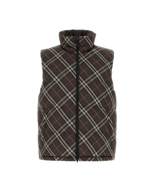 Burberry Gray Vests for men