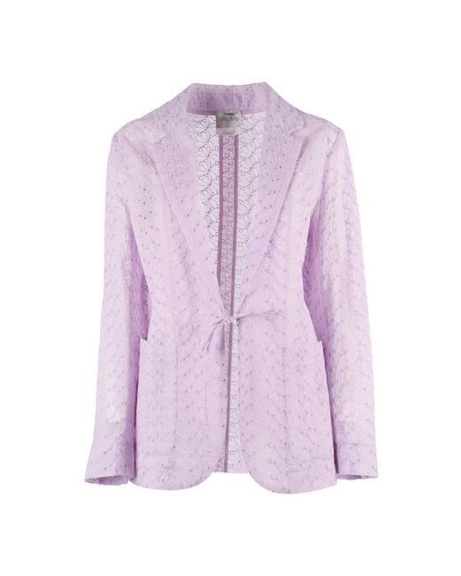 Forte_forte Purple Blazers